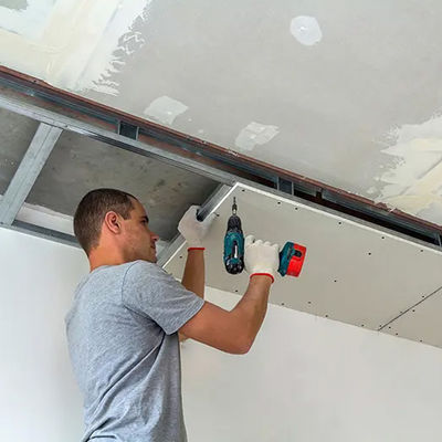 Goede prijs 12.5mm Versterkte Gipsraad, Gipsplaat 2440 X 1220 voor Plafond online