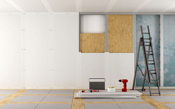 4x8ft Pure Natural Gypsum geluidsdempende gipsplaten voor interne muur afschermingen en plafonds