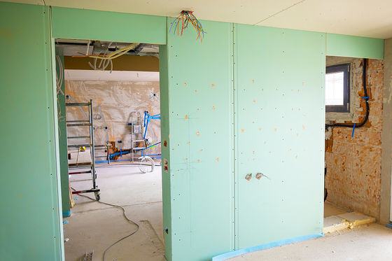 Goede prijs Waterdichte Vochtigheids Bestand Gipsplaat 9mm voor Interne Muurverdeling online