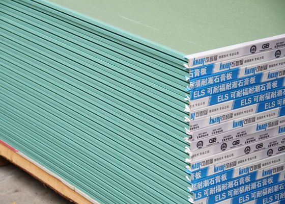Waterdichte Gipsplaat 15mm Ivoorkleur voor de Bouw van Plafond