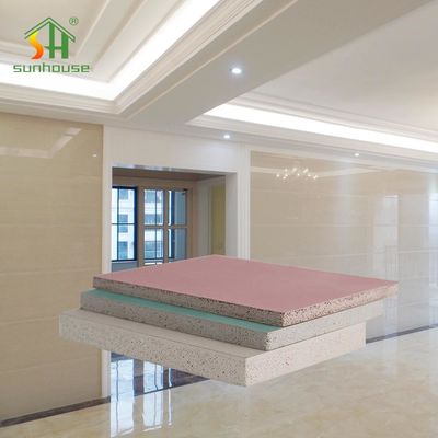 Geluidsisolatie Gipsplaat Plafond 1220X2440Mm Interieur Niet-brandbare brandbestendige gipsplaten