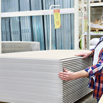 Spotgoederen1200x2400mm Misbruikbestendig Gipsplaat Vorm Regelmatig Bestendig Gipsplaat