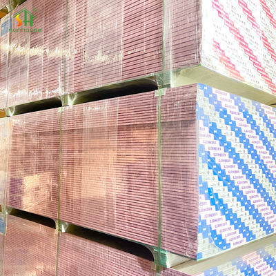 Groothandel 12 mm Gybsum Board Dry Wall 9,5 mm/10,5 mm/12 mm Niet-brandbare vuurbestendige gipsplaat