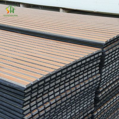 Hoogwaardig akoestisch paneel diffusiemuur geluidsisolatie Slate houten vezel geluidsdichte wandpanelen