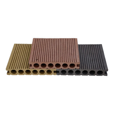 Goede prijs Modern Outdoor WPC-terrasplanken Krasbestendige composiet terrasplanken voor tuin, terrassen, paden, waterdicht, antislip, glad geborsteld online