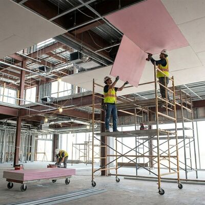 Goede prijs ASTM E119 Groothandelsprijs Drywall Brandbestendige gipsplaat voor brandbestendige gebouwde gipsplaten online